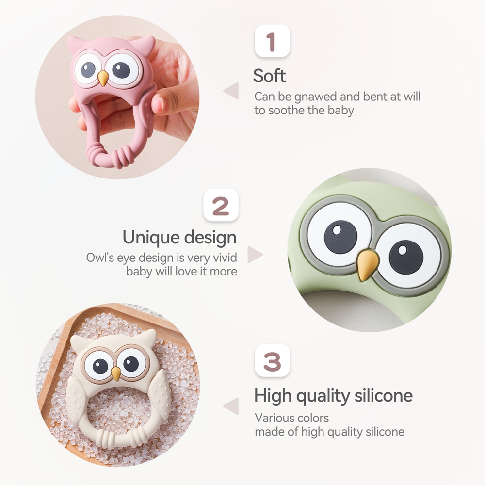 1pc Silicone Teether Baby 0-12 - Baby Food Natural incelemesi ve fiyatı