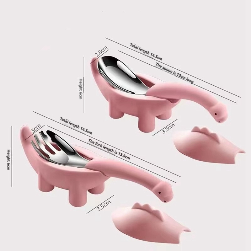 Dinosaur Shaped Infant Food Fe - Baby Food Utensils Set incelemesi ve fiyatı
