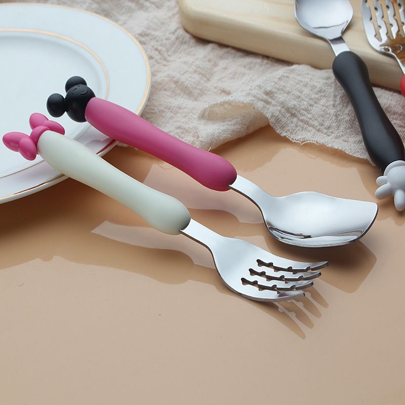 Cartoon Mickey Children Spoon  - Baby Food Utensils incelemesi ve fiyatı