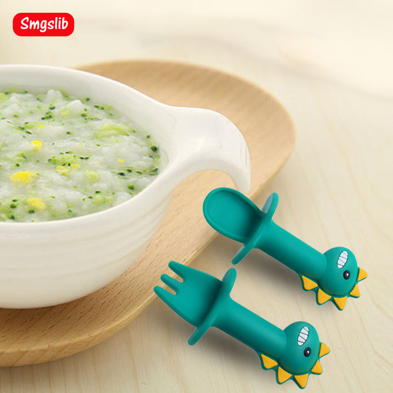 Baby Dinosaur Silicone Tablewa - Baby Food Utensils Set incelemesi ve fiyatı